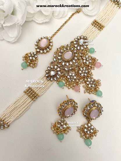 Barbie Kundan Choker set