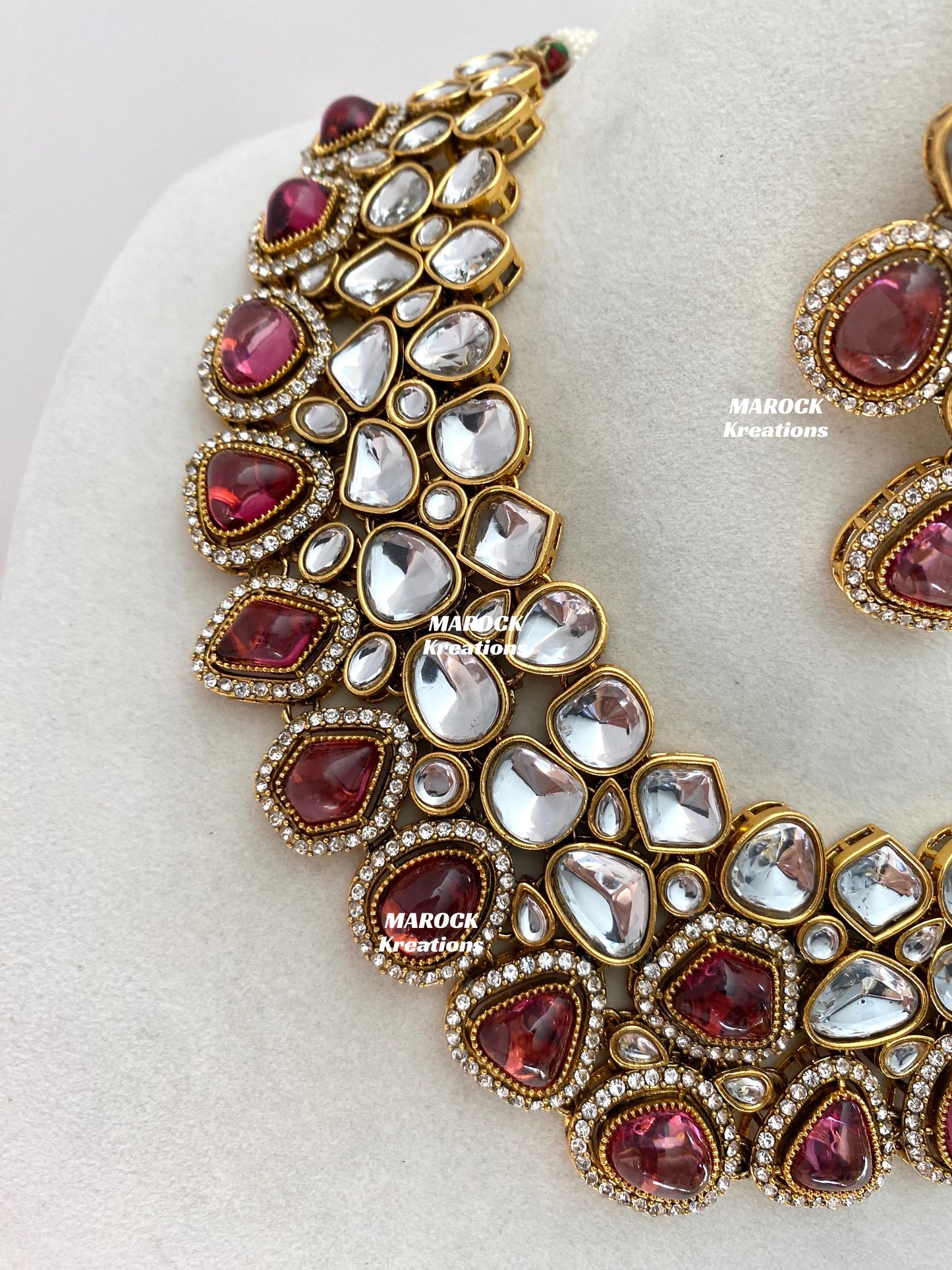 Patriza Sabyasachi inspired Premium Quality Kundan Statement Necklace set