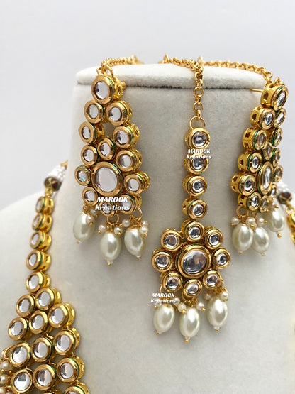 Kundan Back side Meenakari Rani Haar/Long necklace