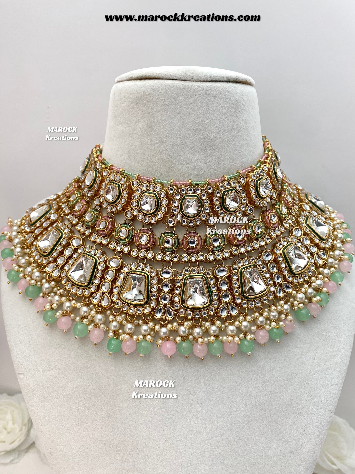 Manvi Premium Quality Kundan Bridal set