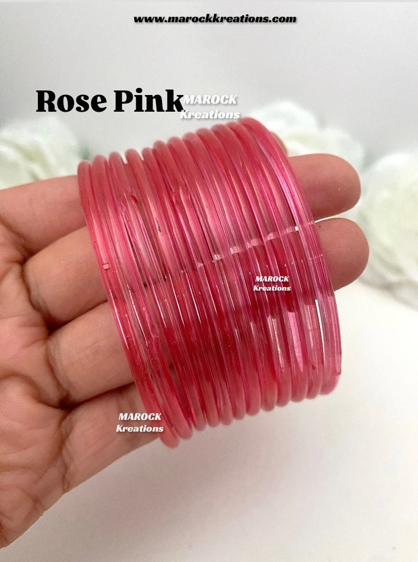 Jelly Glass bangles (Pack of 1 dozen)