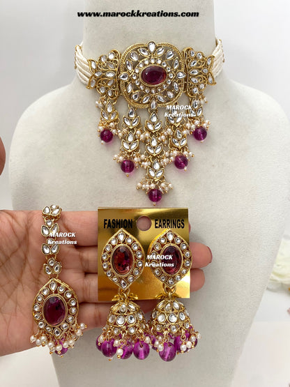 Krupa Kundan Choker set
