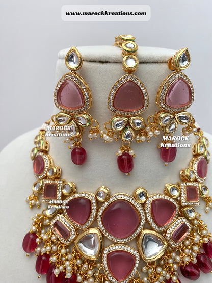 Kundan Statement Necklace set