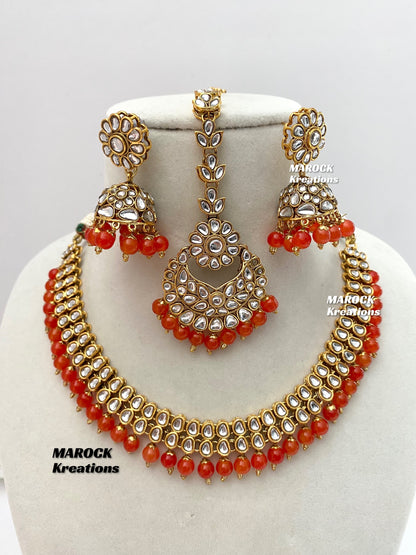 Premium Quality Kundan Necklace set