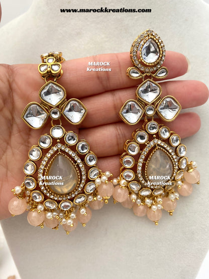 Ruhi Premium Quality Statement Kundan Necklace/Bridal set