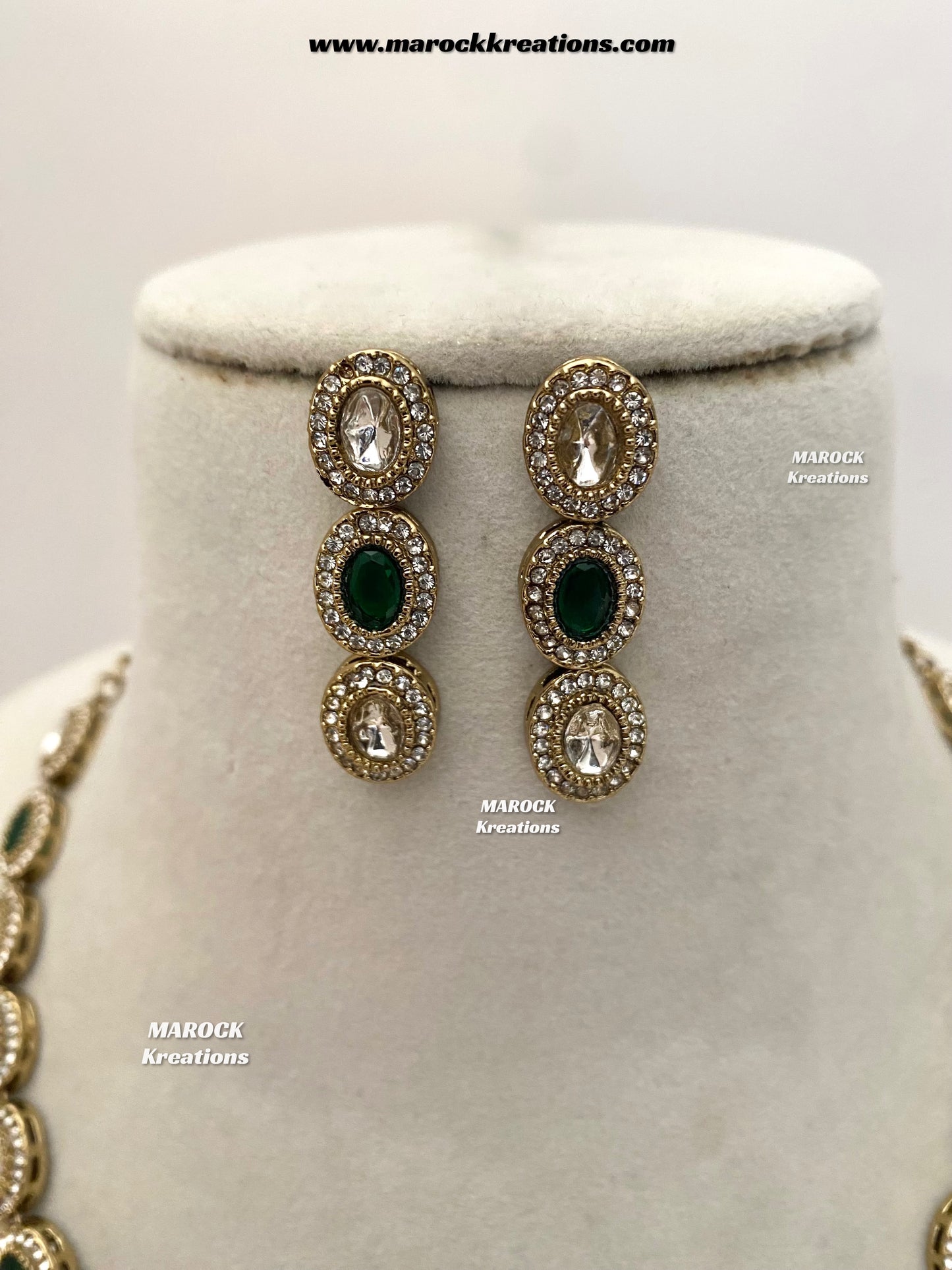 Raveen Premium Quality Kundan Necklace set