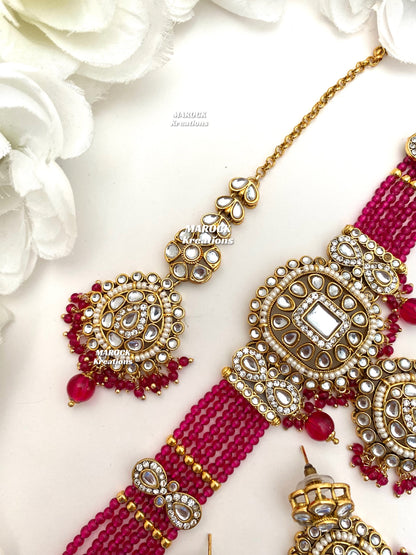 Simona Premium Quality Kundan Choker set