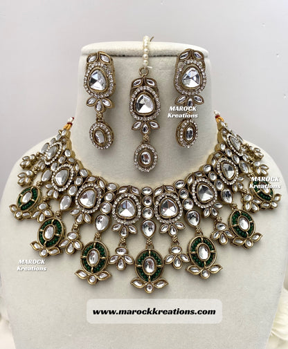 Noor Kundan Statement Necklace set