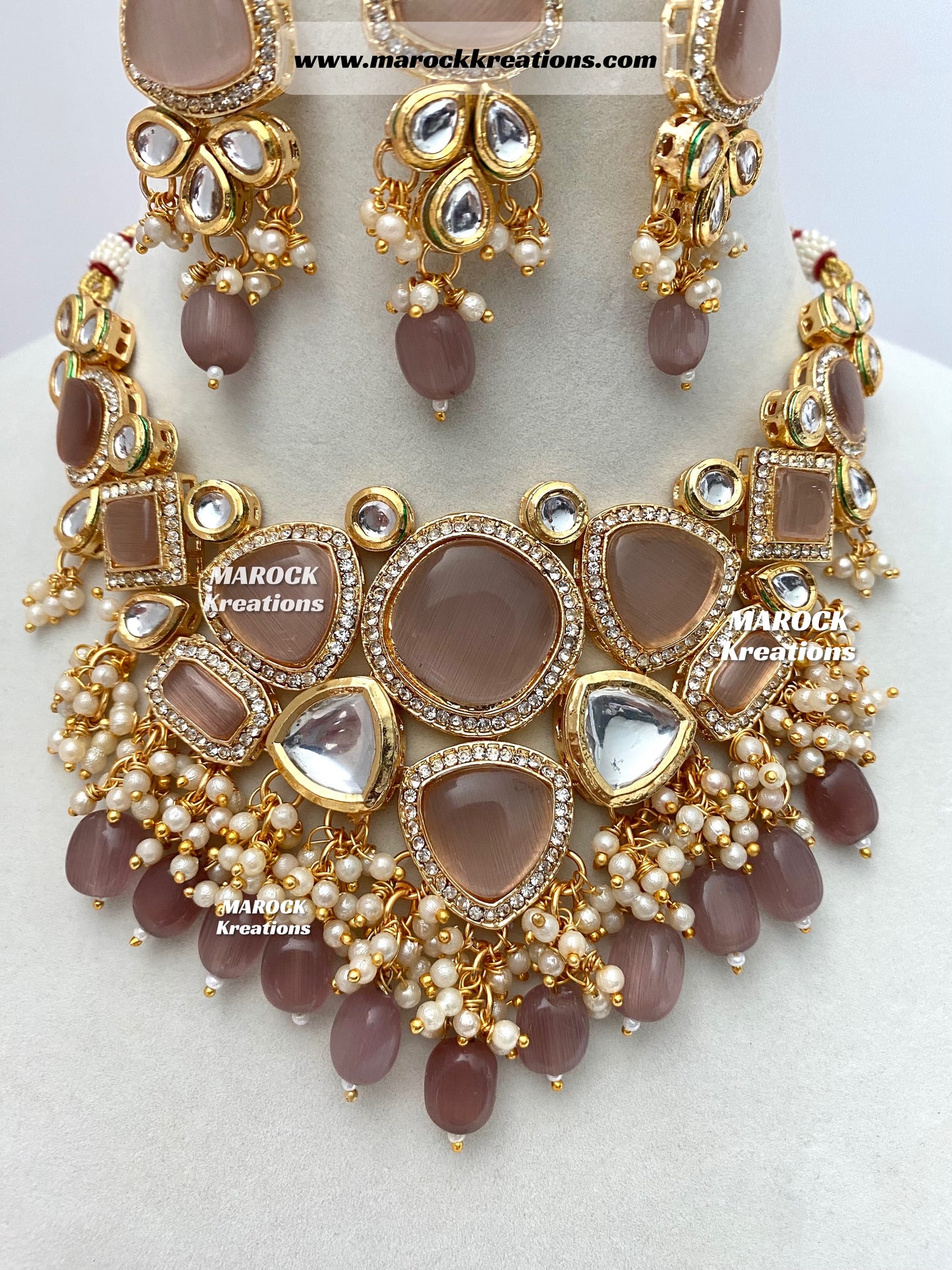 Kundan Statement Necklace set