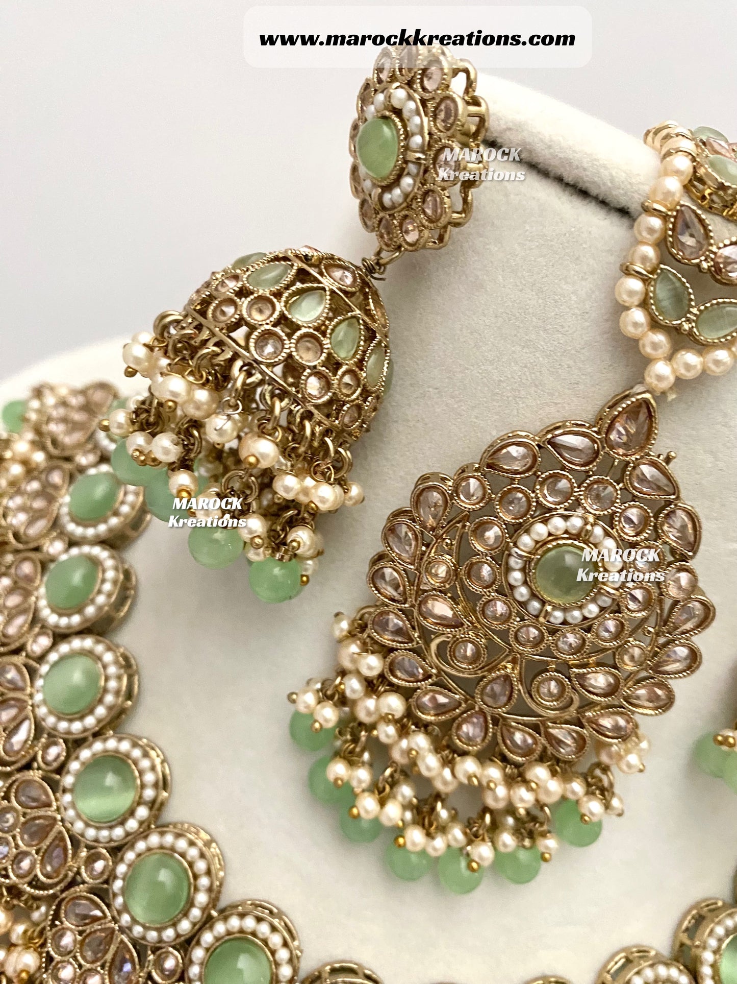 Aalia Antique Polki Necklace set