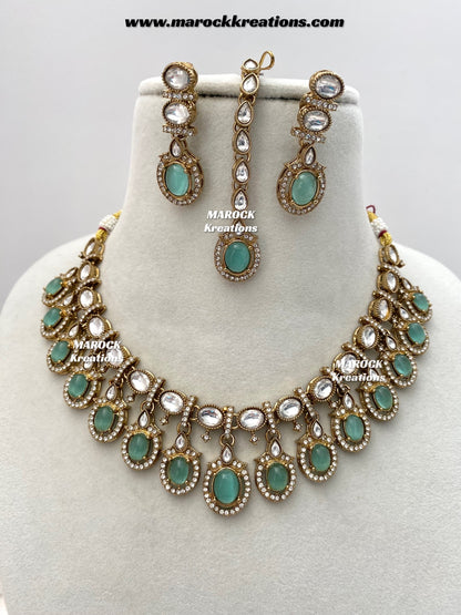 Areeba Kundan Necklace set