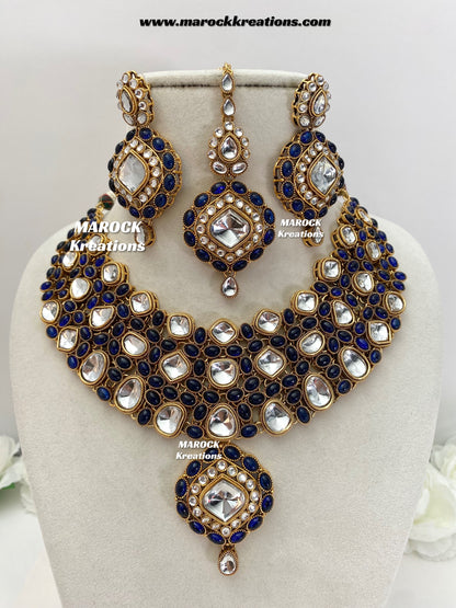 Roksana Sabyasachi inspired Premium Quality Kundan Statement Necklace set