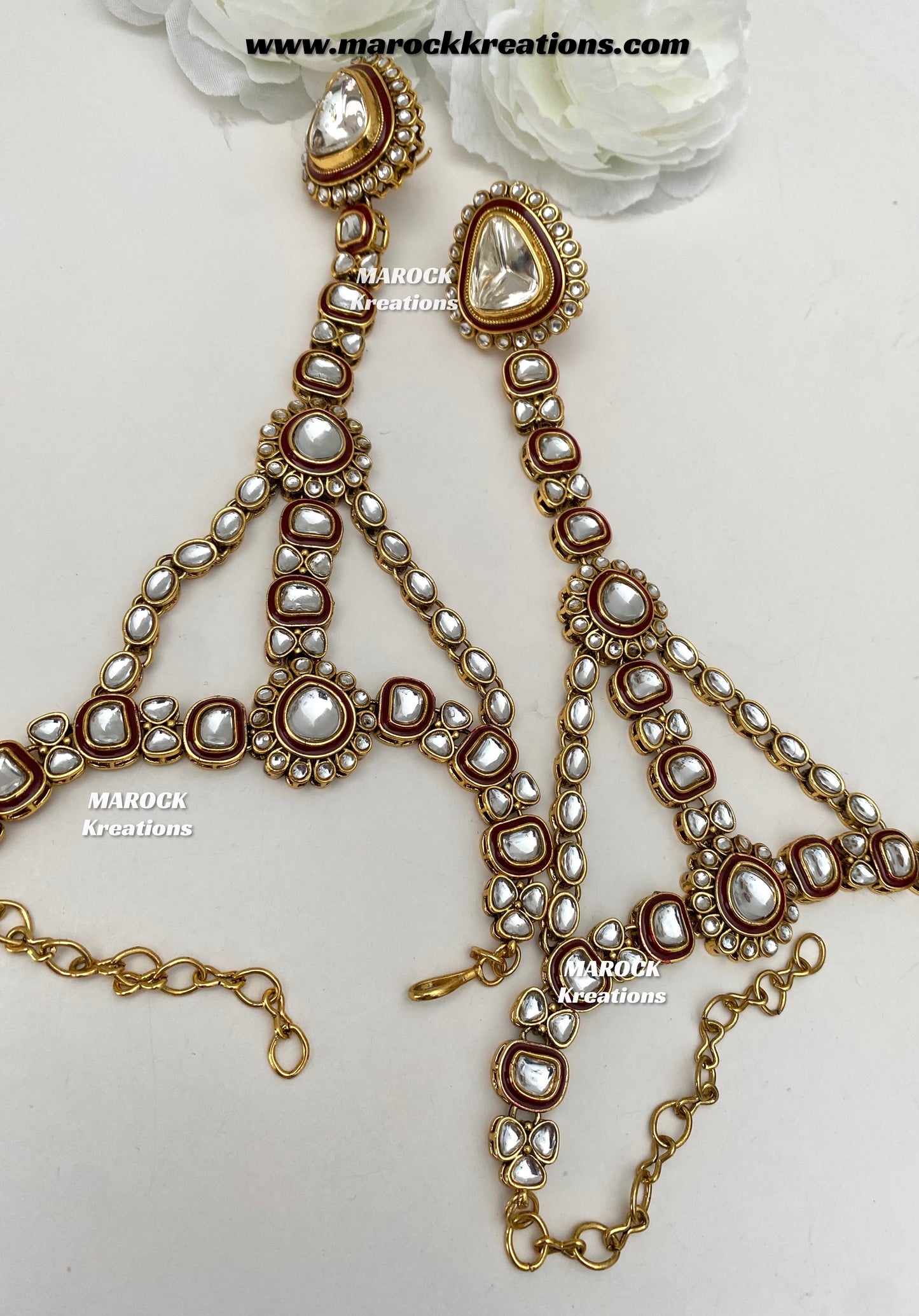 Nayema Premium Quality Kundan Statement Bridal set