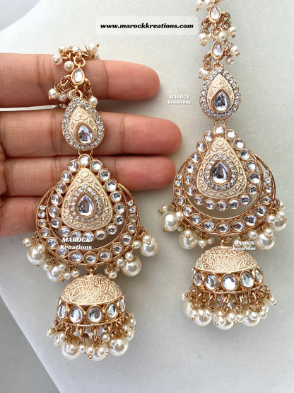 Premium Quality Kundan Meenakari Bridal set/Indian bridal jewelry