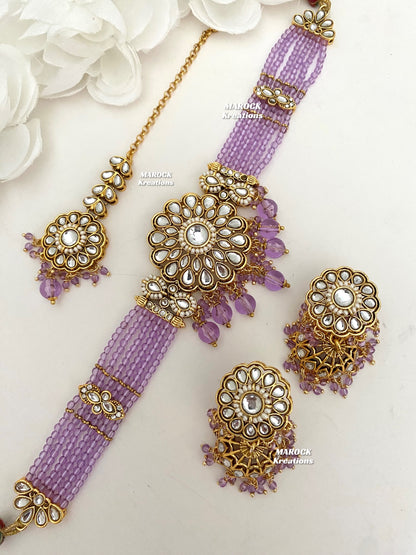 Ginni Premium Quality Kundan choker set