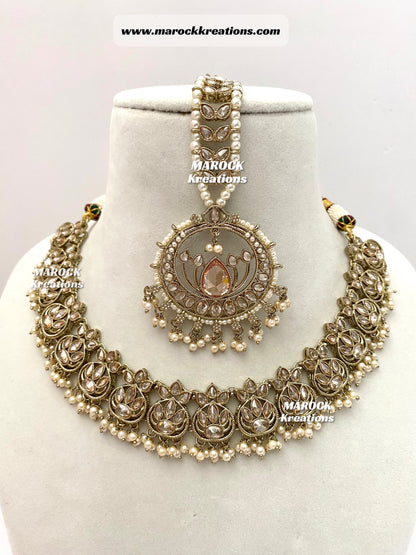 Antique Polki Necklace set