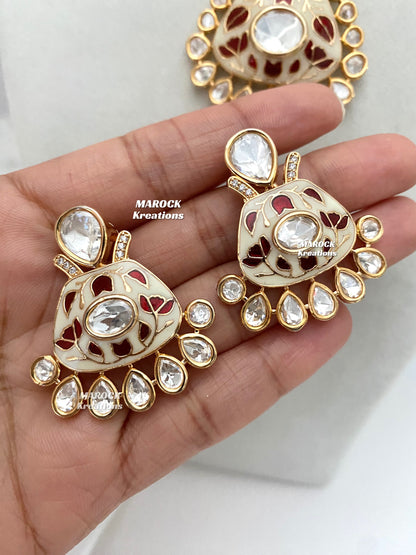 Mia Tyani inspired Premium Quality Kundan Necklace set