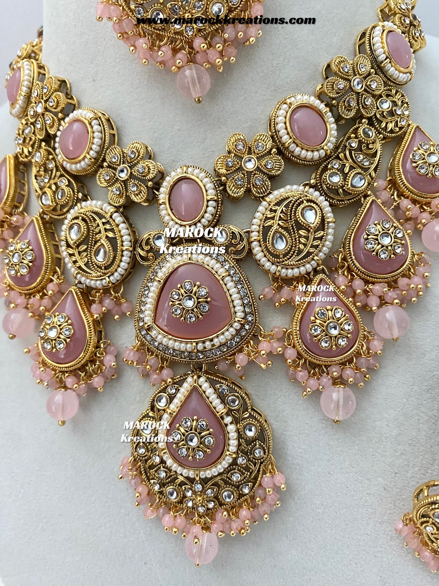 Rufsana Sabyasachi inspired Premium Quality Kundan statement necklace set