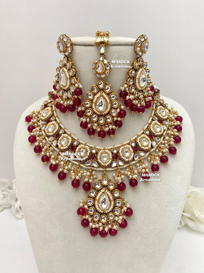 Sania Premium Quality Kundan Necklace set