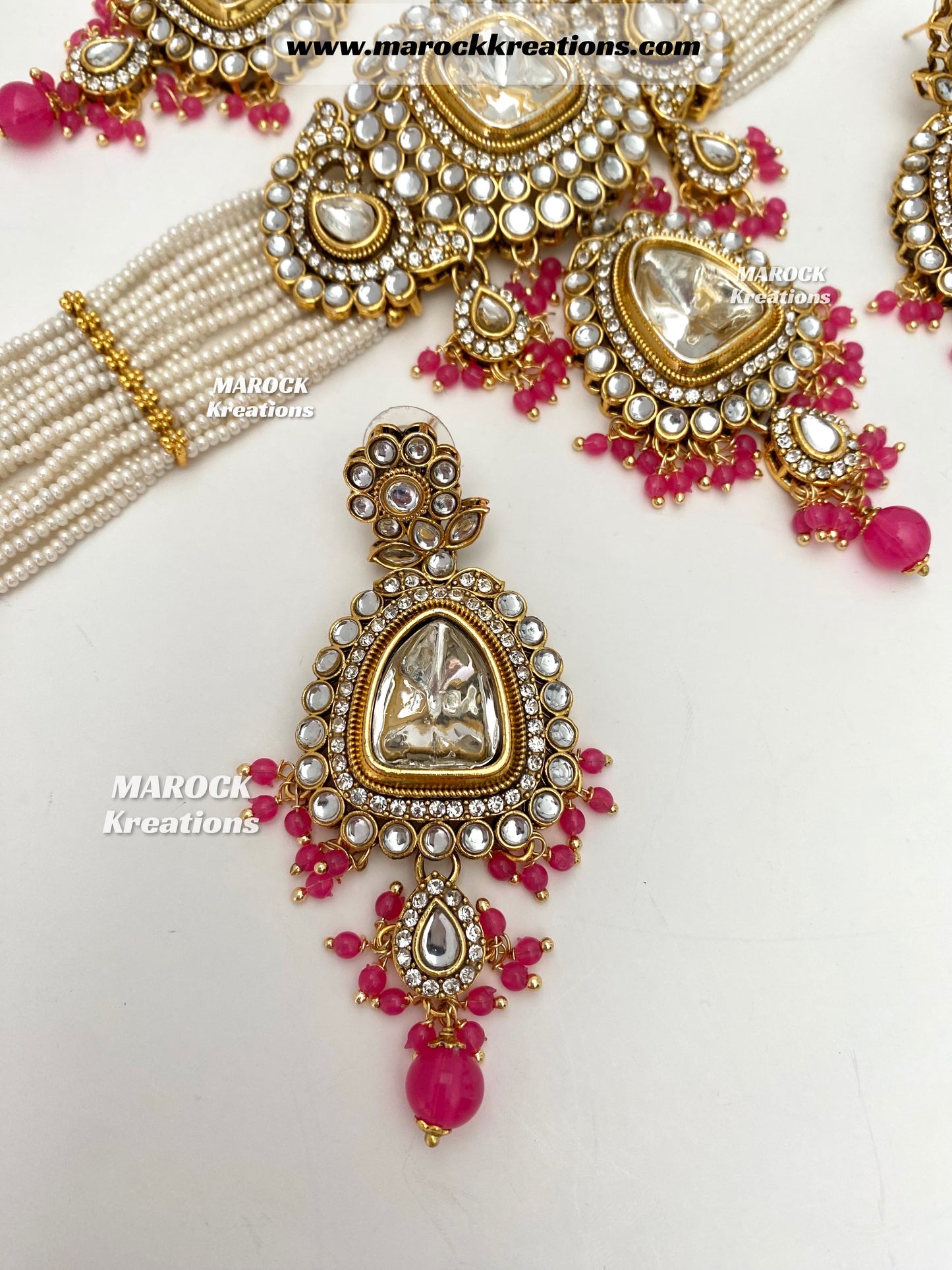 Aarzoo Kundan Statement Choker set