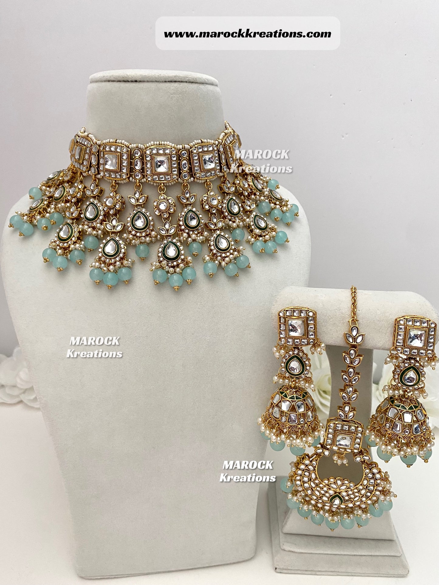 Zoya Premium Quality Kundan Statement Necklace set