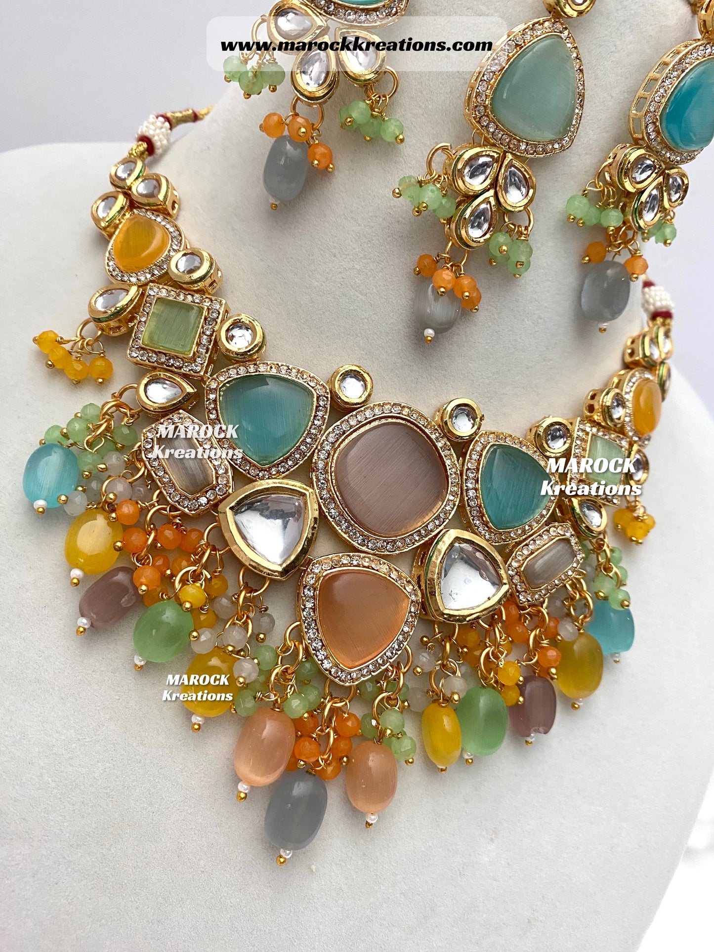 Kundan Statement Necklace set