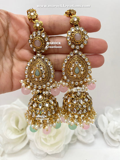 Salma Premium Quality Kundan Bridal set/bridal jewelry