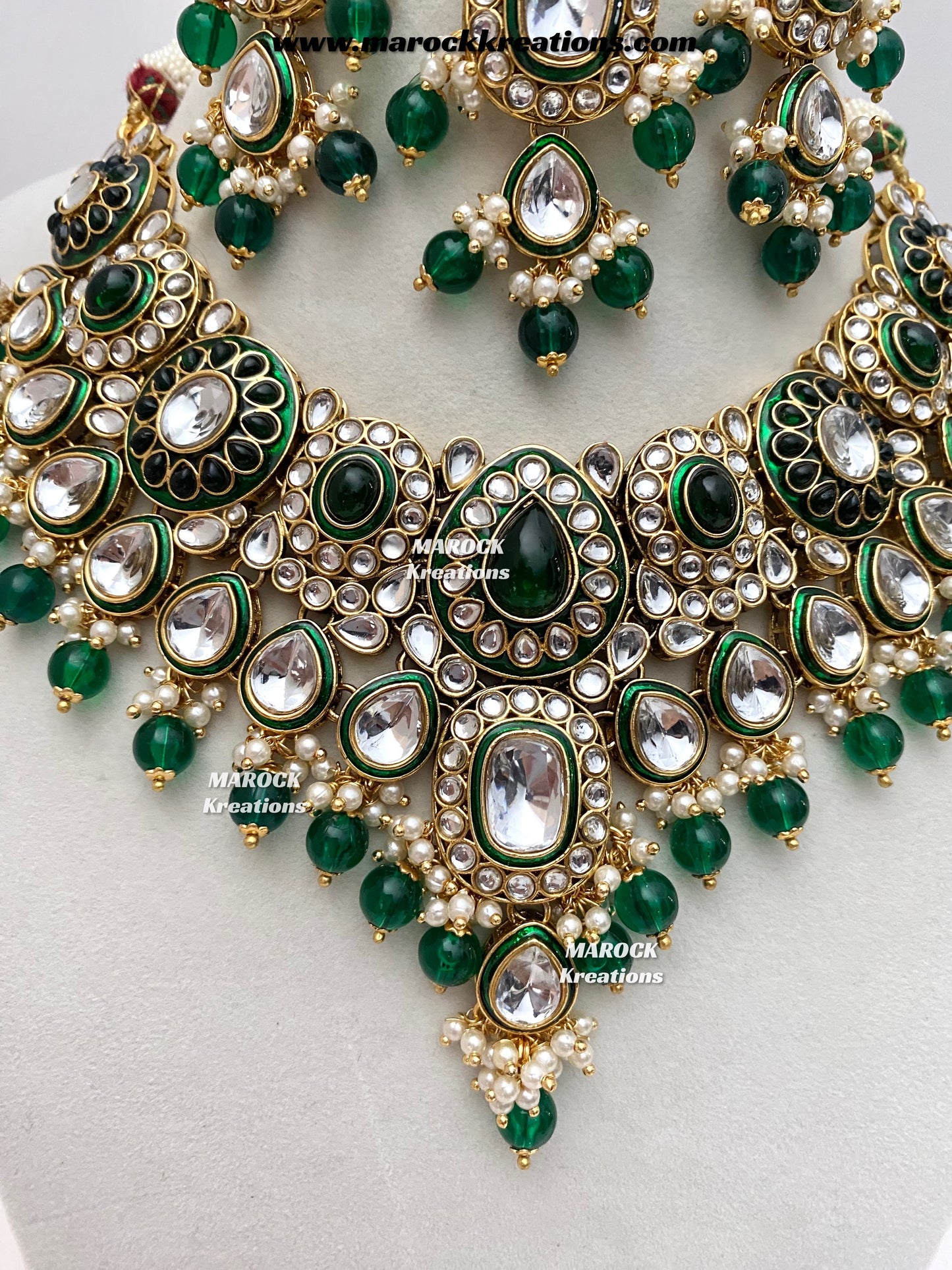 Premium Quality Kundan Statement Necklace set