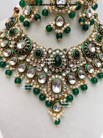 Premium Quality Kundan Statement Necklace set