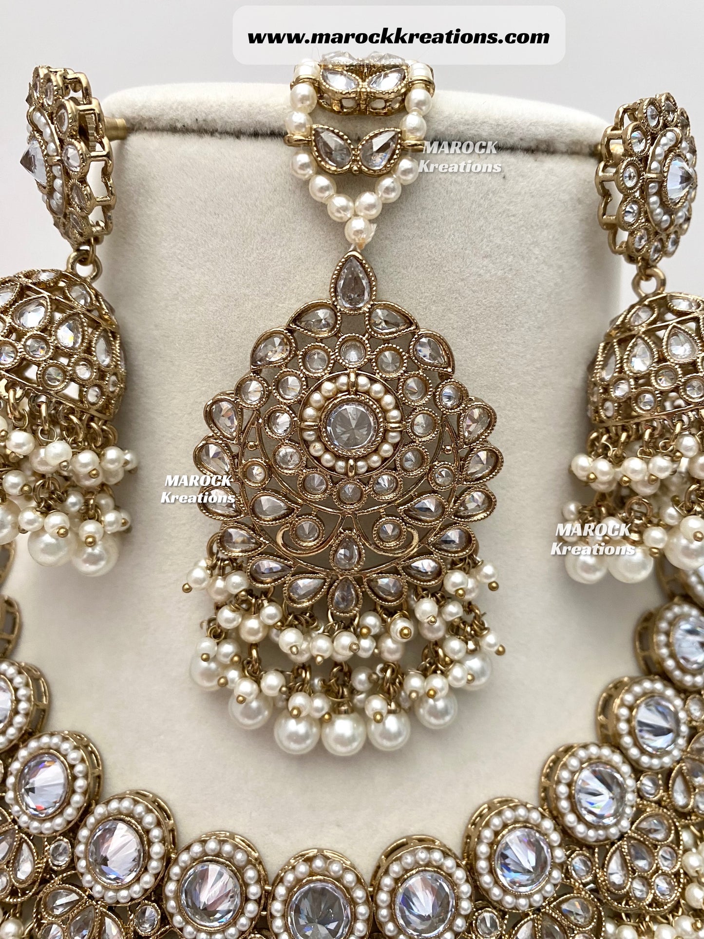 Aalia Antique Polki Necklace set