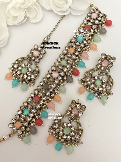 Kundan choker set