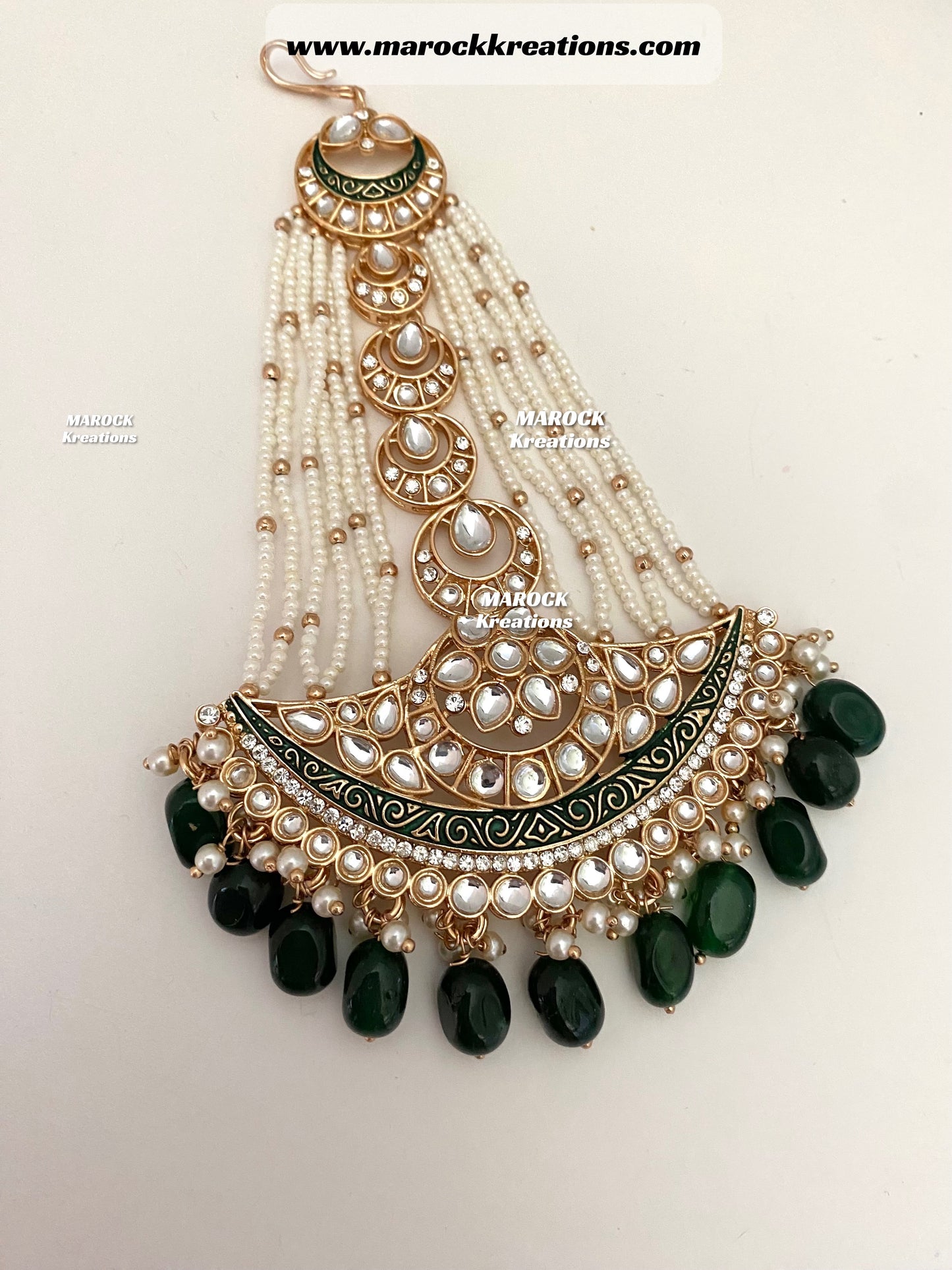 Premium Quality Kundan Meenakari Bridal set/Indian bridal jewelry