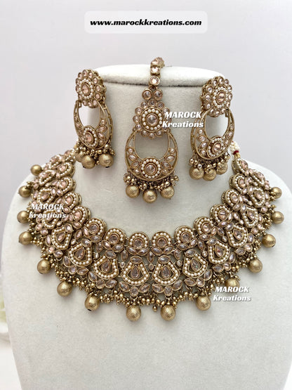 Antique Polki Necklace set