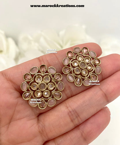 Anna Antique Polki Studs/Earrings