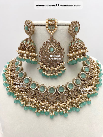 Aalia Antique Polki Necklace set