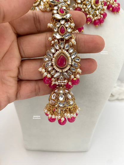 Bhavika Premium Quality Kundan choker/Necklace set