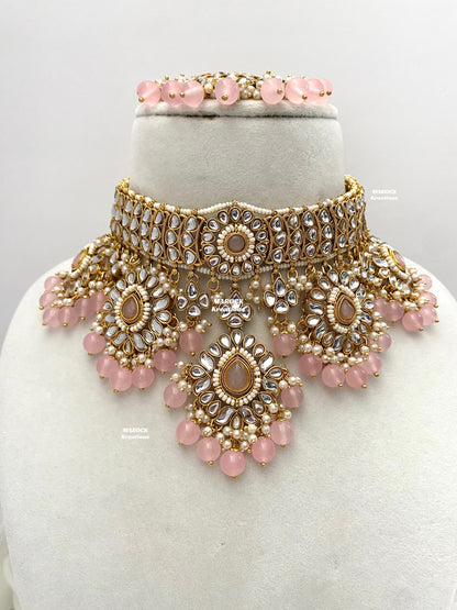 Bhavika Premium Quality Kundan choker/Necklace set