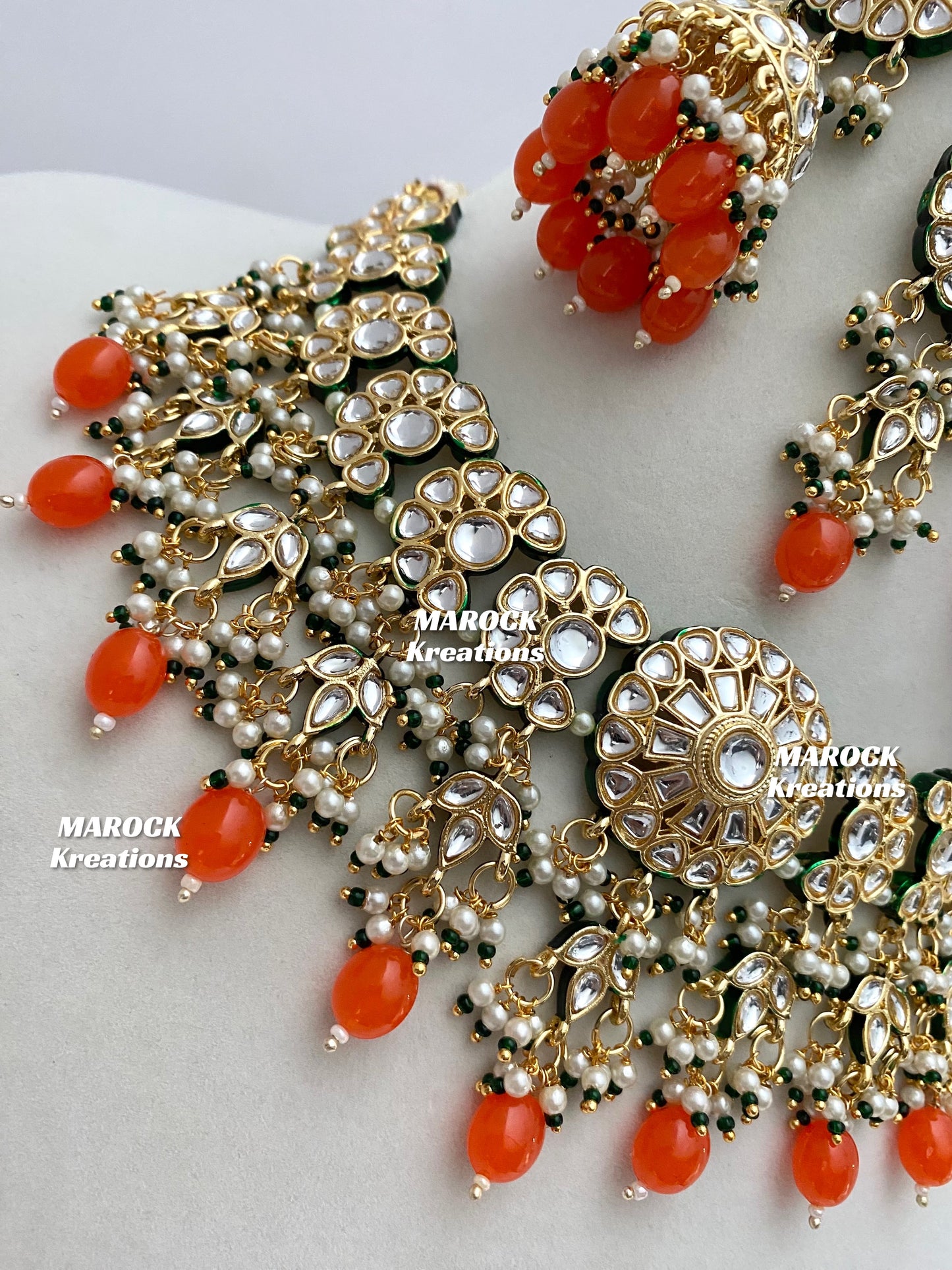 Premium Quality Thappa Kundan Statement Necklace sets