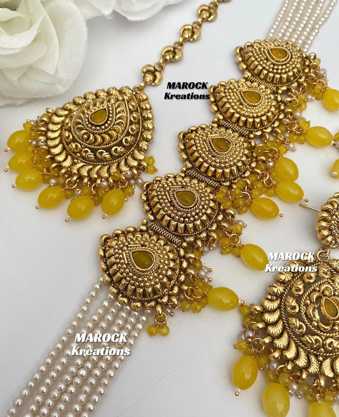 Trendy Gold plated traditional choker sets/Elegant gold look choker sets/Jadau choker Sets