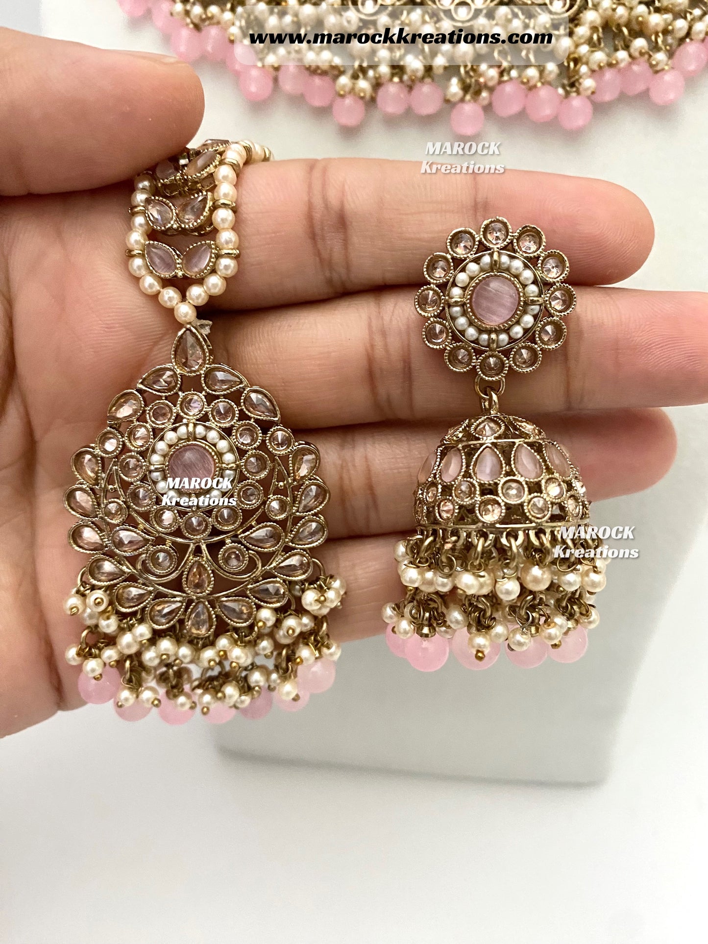 Aalia Antique Polki Necklace set