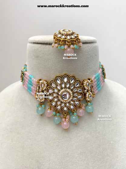 Ginni Premium Quality Kundan choker set