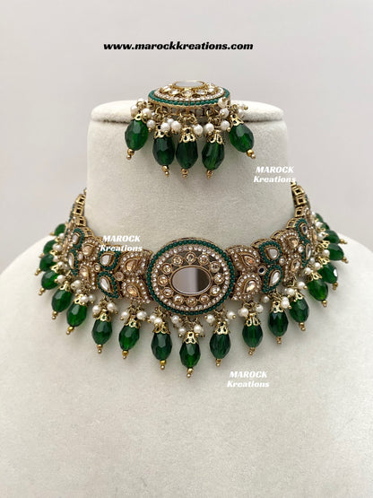 Resmin Premium Quality Mirror Choker set