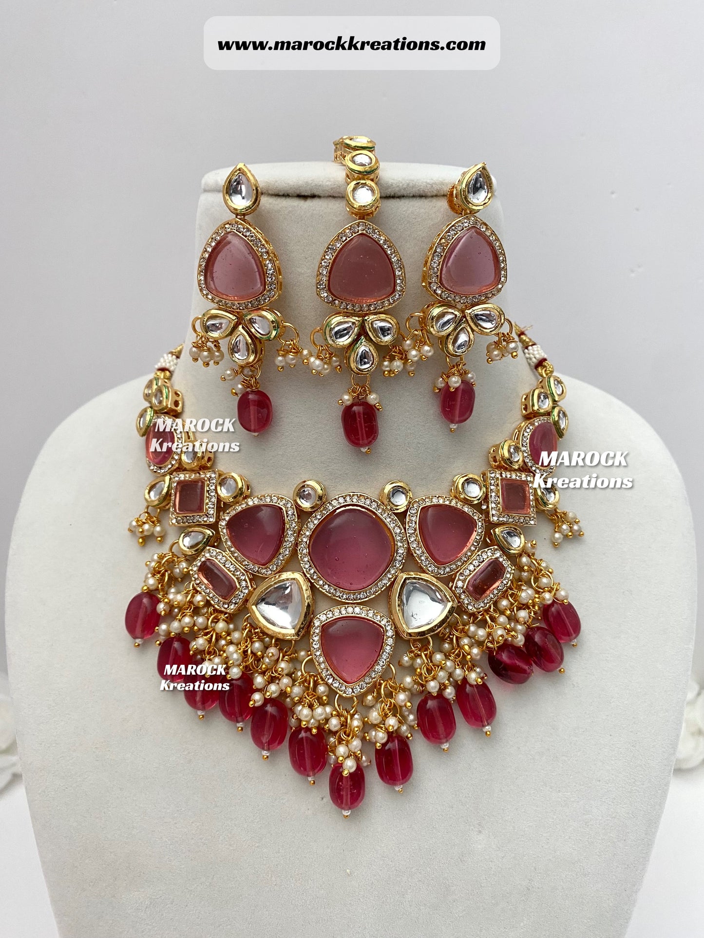 Kundan Statement Necklace set