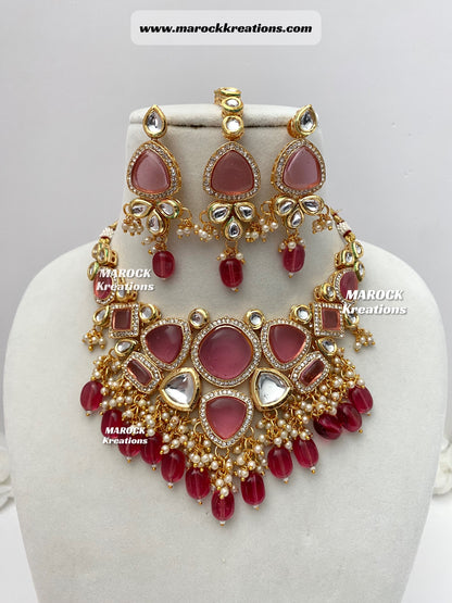 Kundan Statement Necklace set