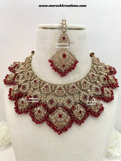 Shradha Polki Statement Necklace set/Bridal set