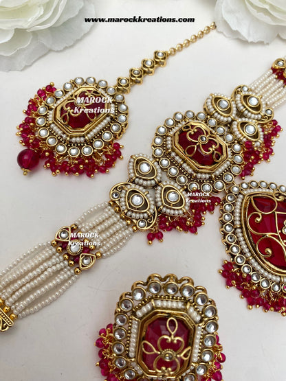 Premium Quality Kundan Statement choker set