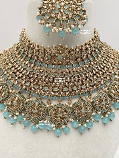 Tashi Premium Quality Polki Statement Bridal set