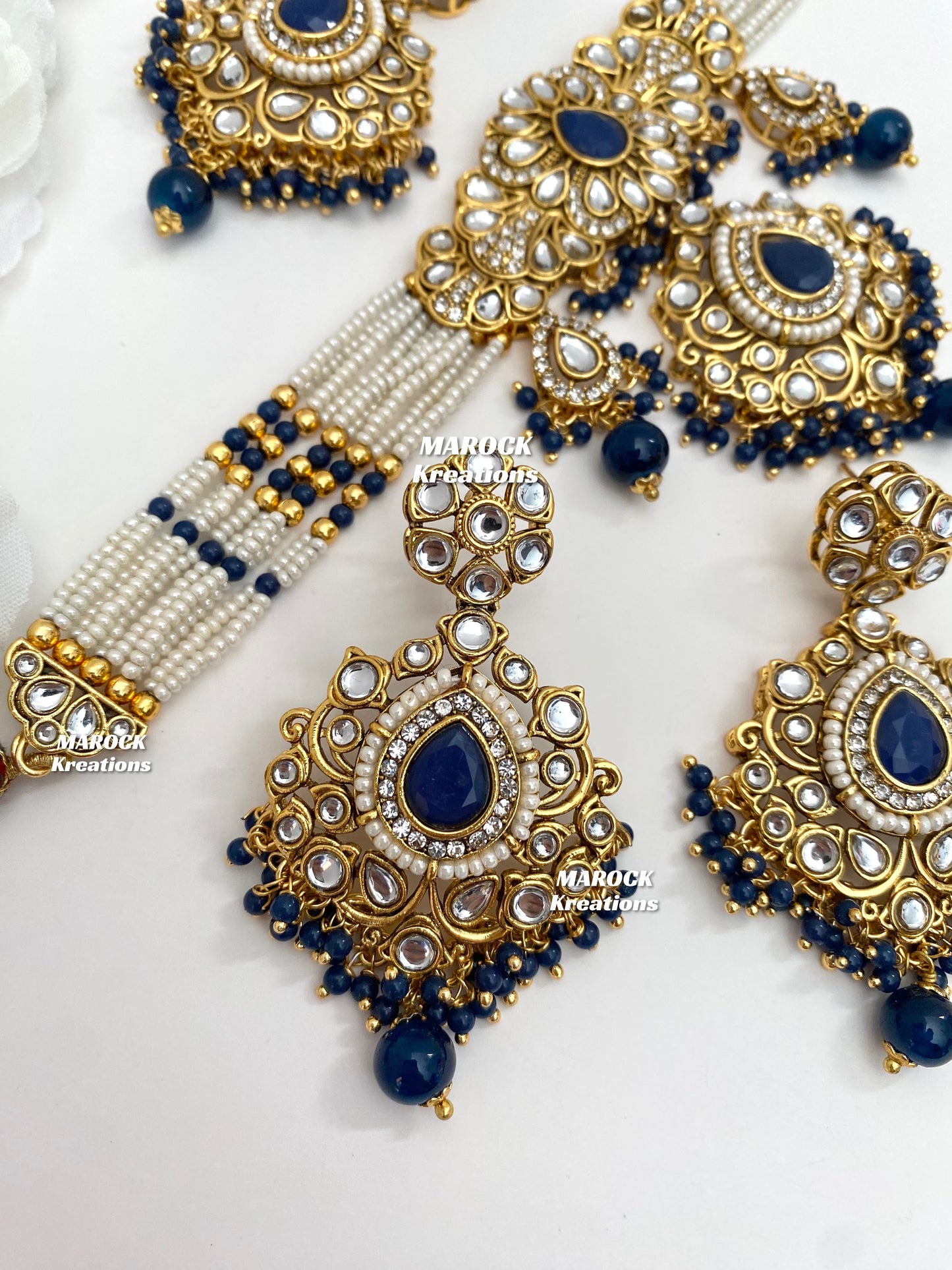 Mahima Premium Quality Kundan Choker set