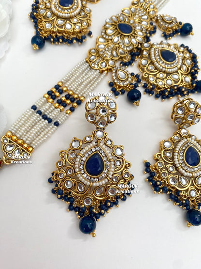 Mahima Premium Quality Kundan Choker set