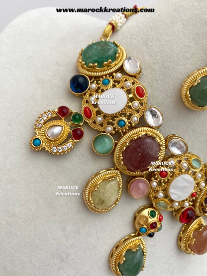 Zoyi Premium quality Sabyasachi inspired Statement necklace set